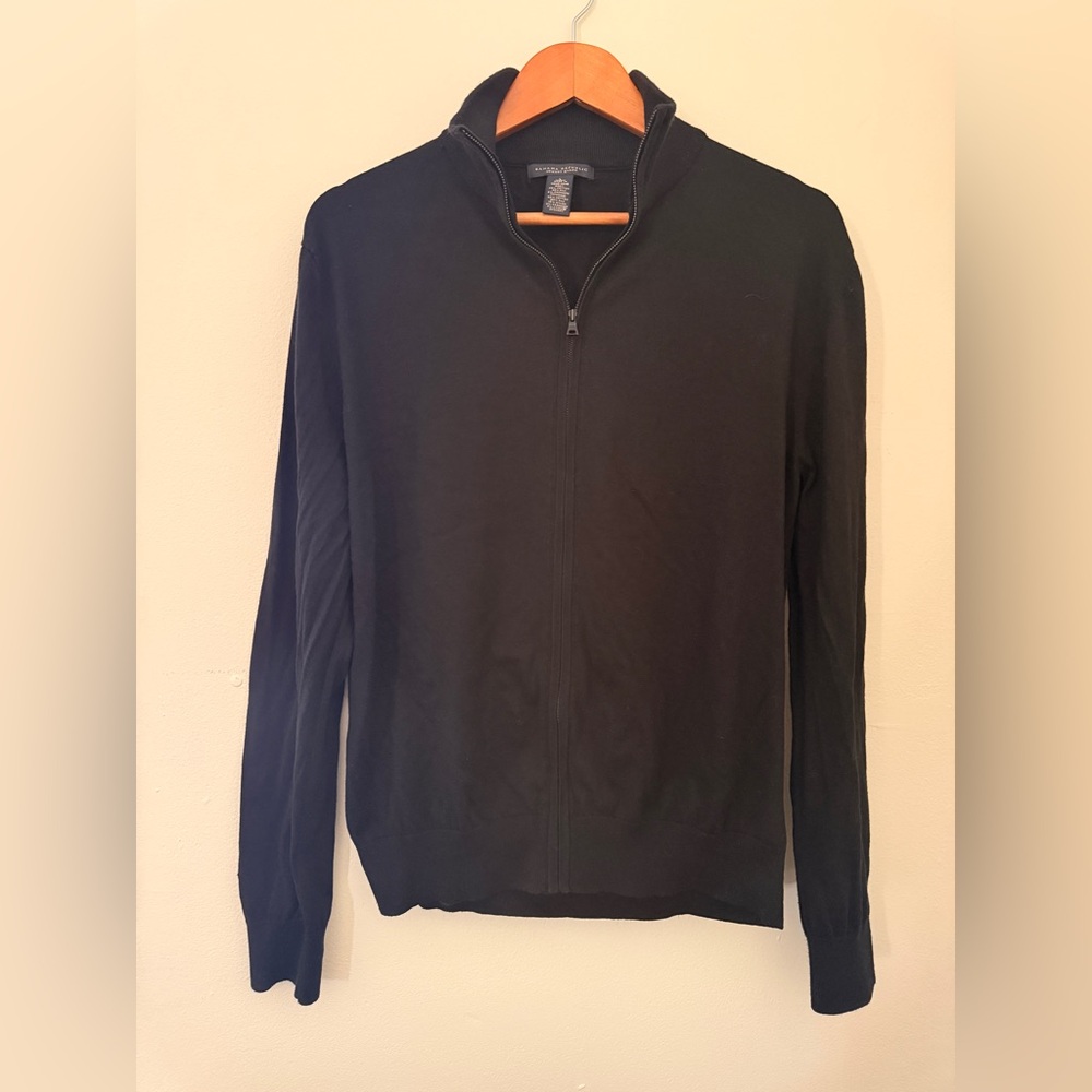 Banana Republic Luxury Silk & Cashmere Zip-Up Sweater - Size Large